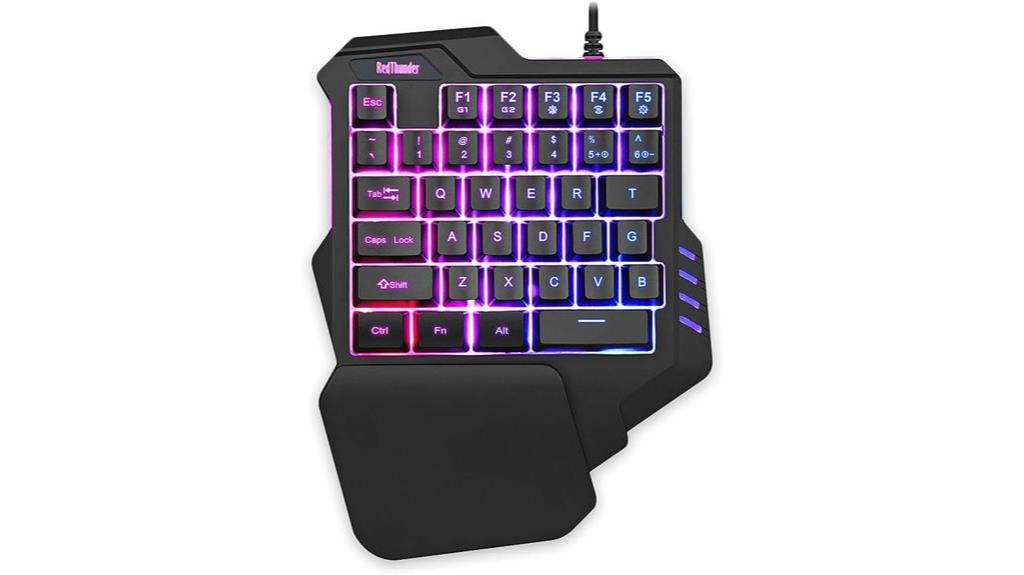 compact rgb gaming keypad