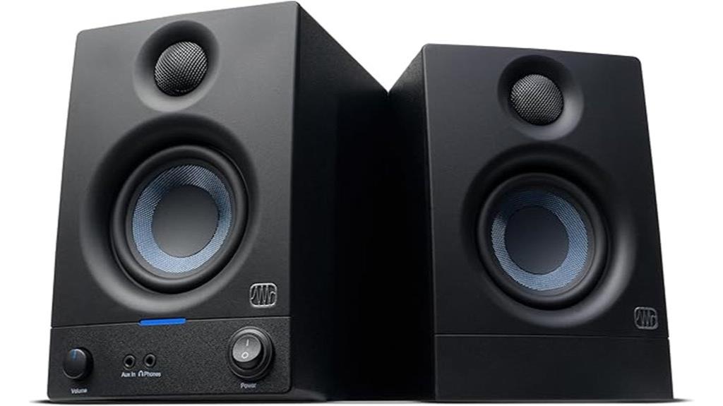 compact stereo monitor speakers