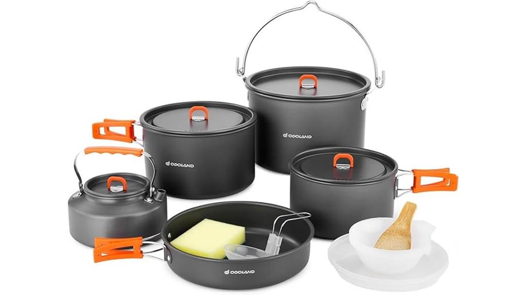complete 18 piece cookware set