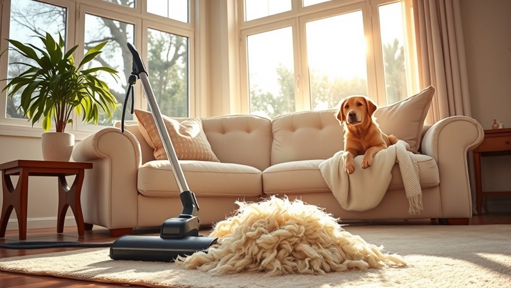 controlling pet hair allergies