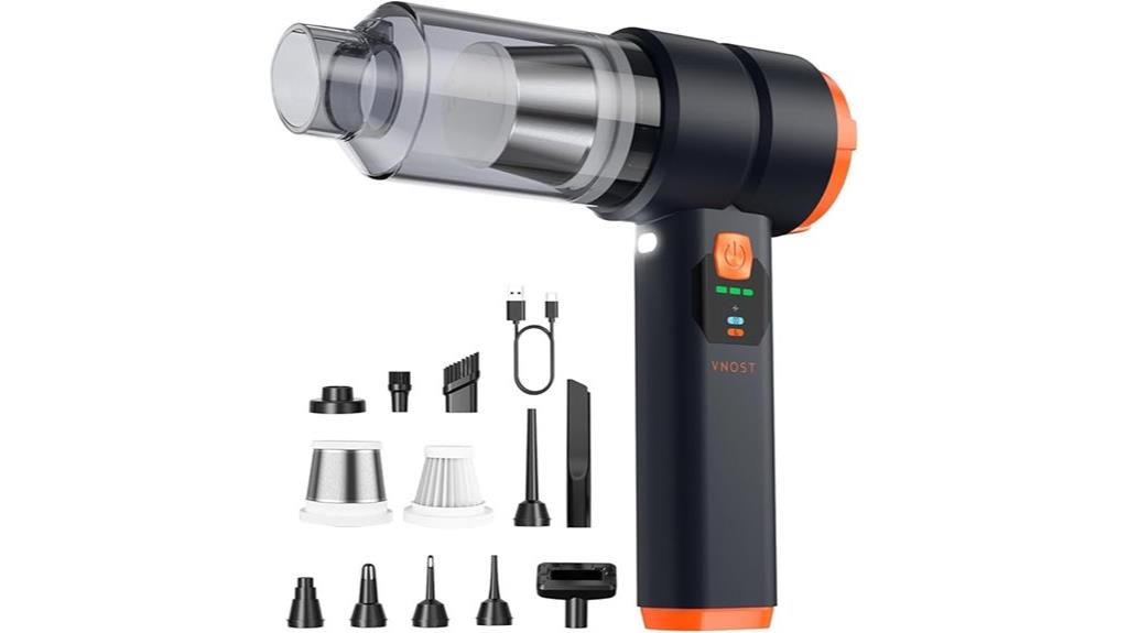 cordless handheld vacuum power