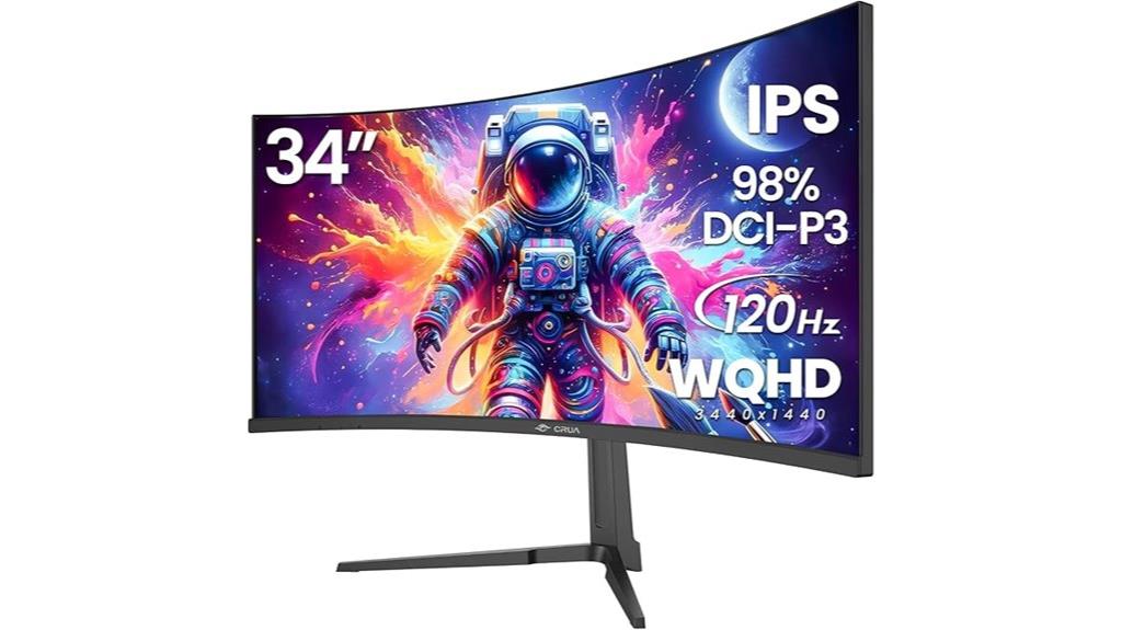 curved ultrawide gaming monitor