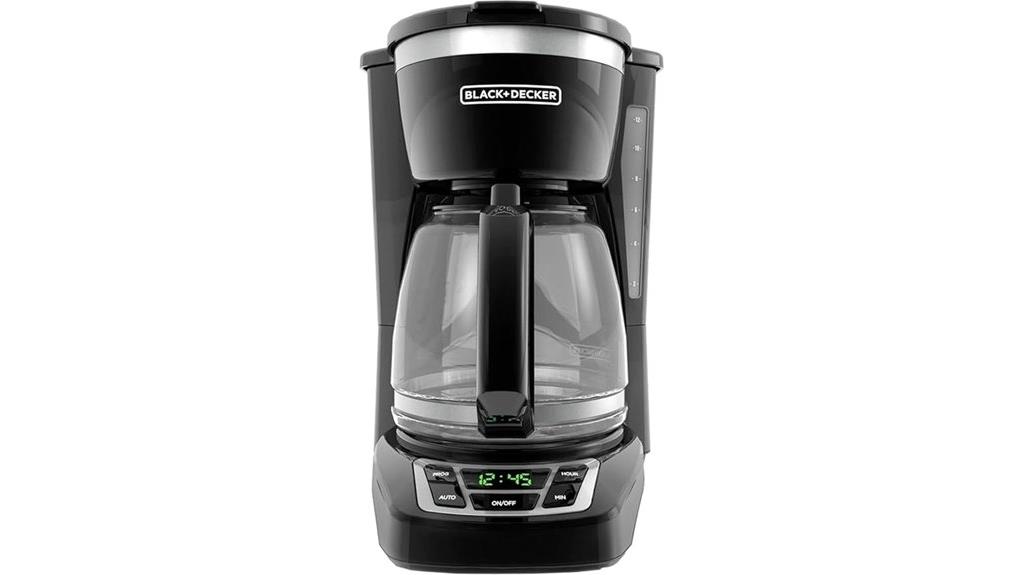 digital coffee maker 12 cups