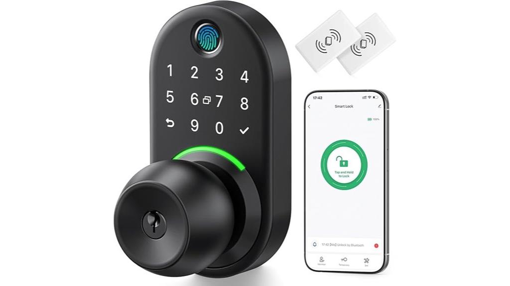 digital door lock handle