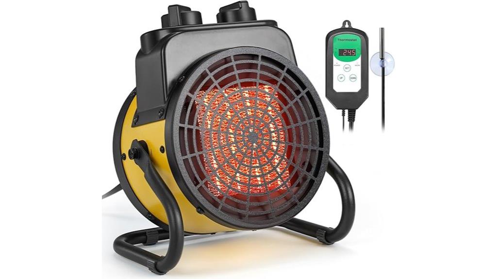 digital thermostat greenhouse heater