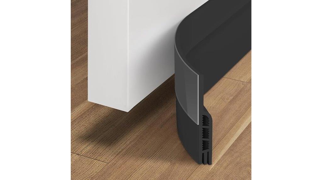 door gap draft blocker