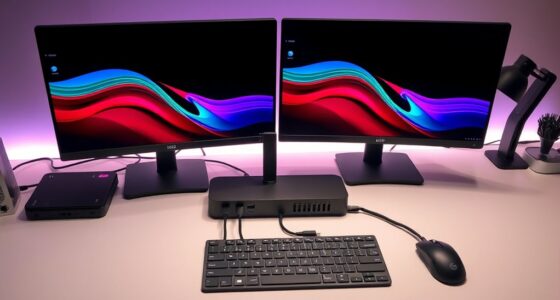 dual 4k usb c docks
