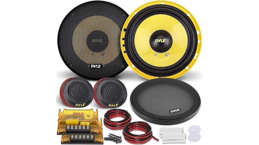 dual 6 5 inch speakers set