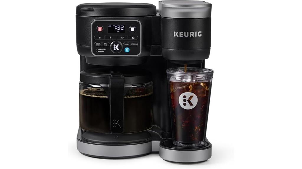 dual function coffee brewing system