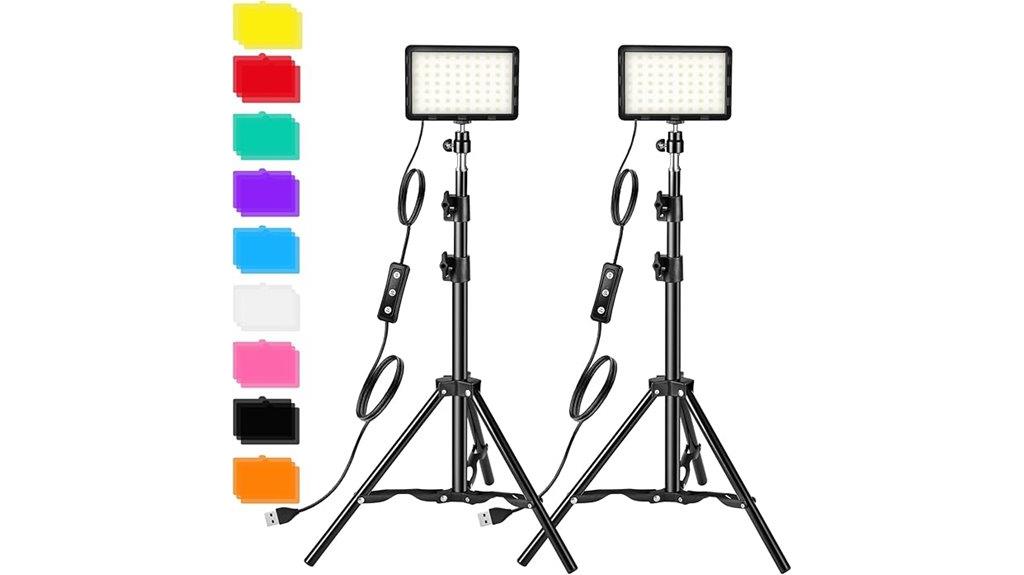 dual led studio lights