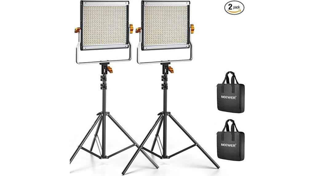 dual led video lights