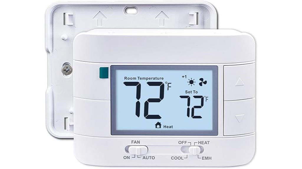 dual mode thermostat with humidity