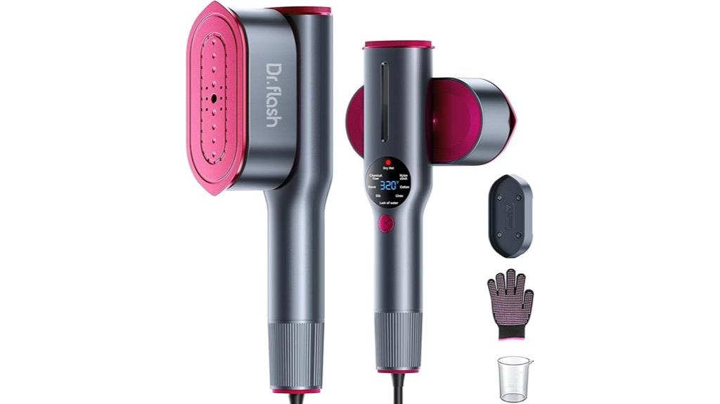 dual purpose garment steamer