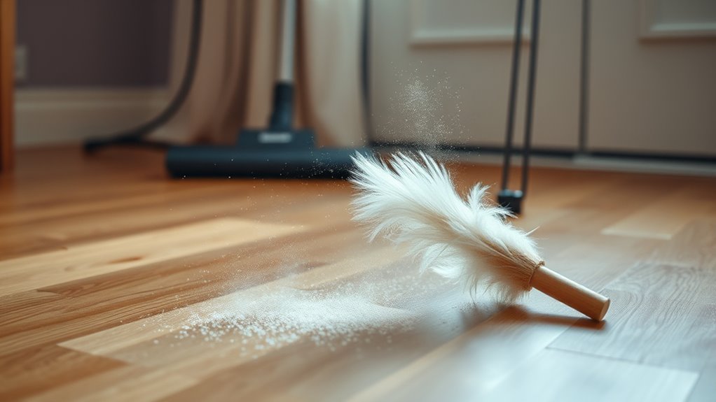 dust first vacuum later