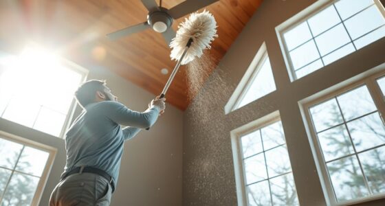 dust removal from top