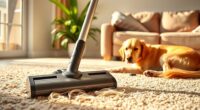 effective pet hair vacuuming