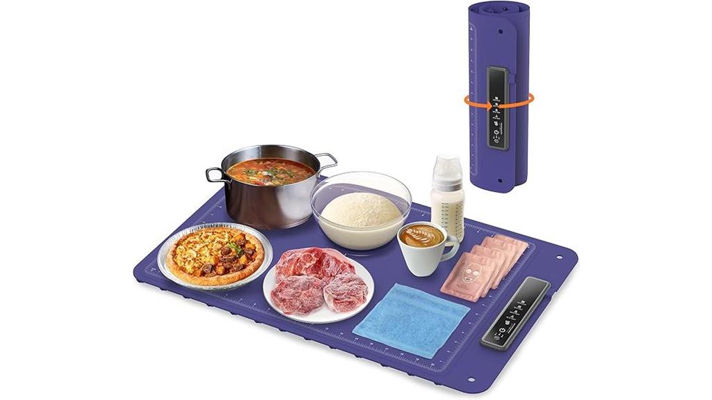 electric food warmer with adjustable temperature