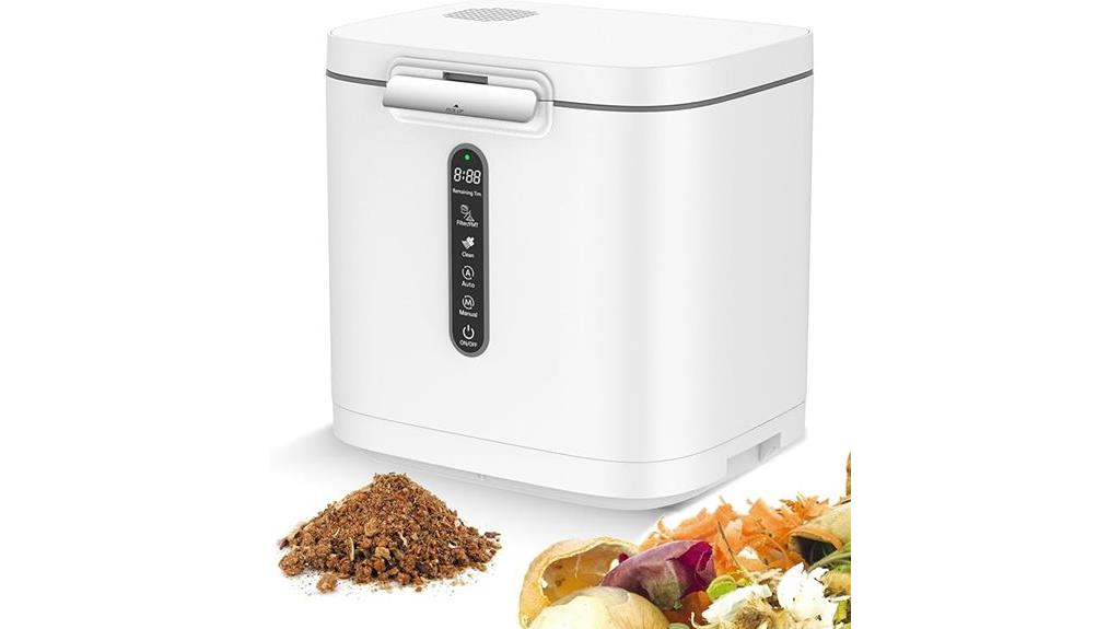 electric odor free kitchen composter