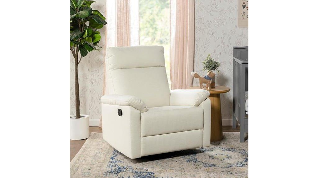 elegant nursery glider chair