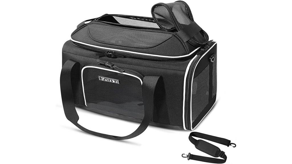 expandable carrier for small pets