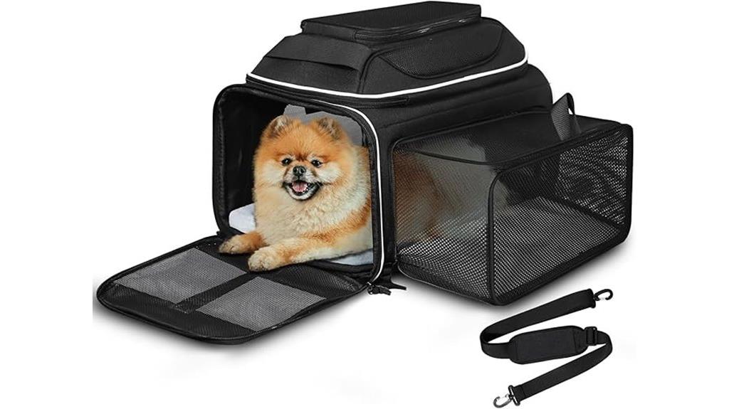 expandable carrier for small pets