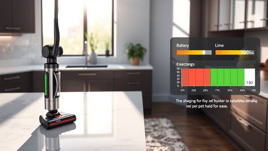 expected cordless vacuum battery life