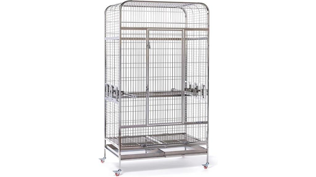 extra large stainless bird cage