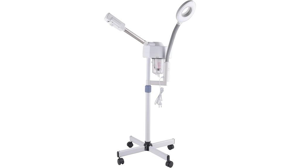 facial steamer with lens