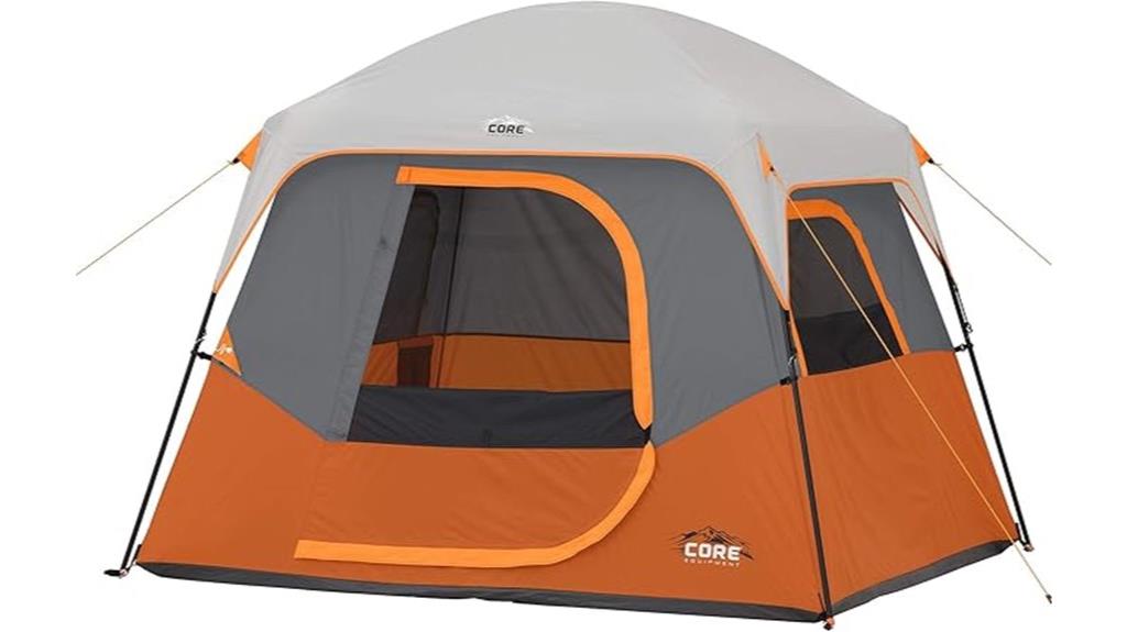 family camping tent with carry bag