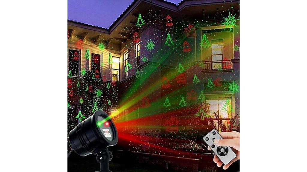 festive star laser projector