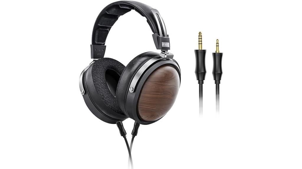 fiio ft1 wooden headphones