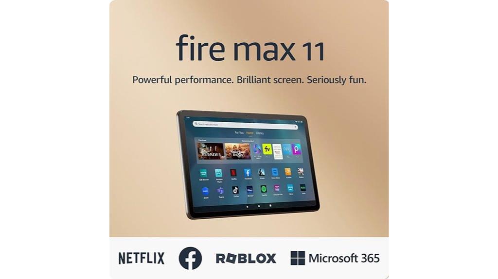 fire max 11 tablet 11 display