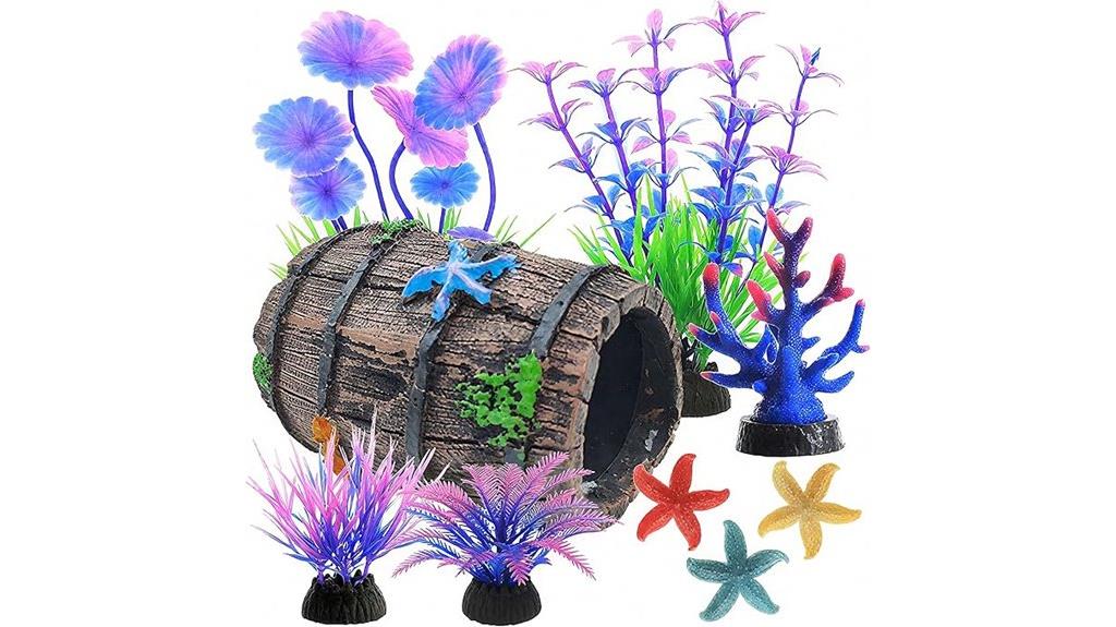 fish tank decoration set