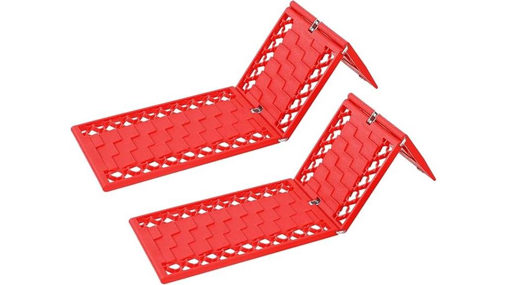foldable tire traction mat