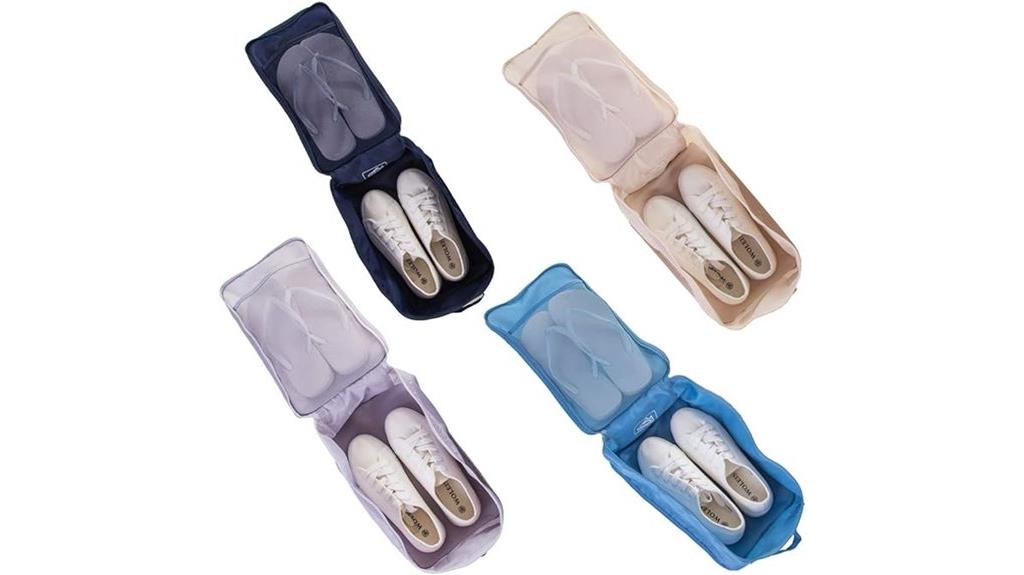 foldable waterproof shoe organizer