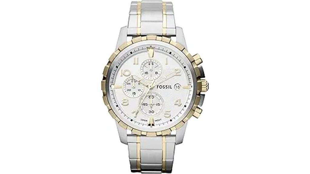 fossil dean quartz chronograph
