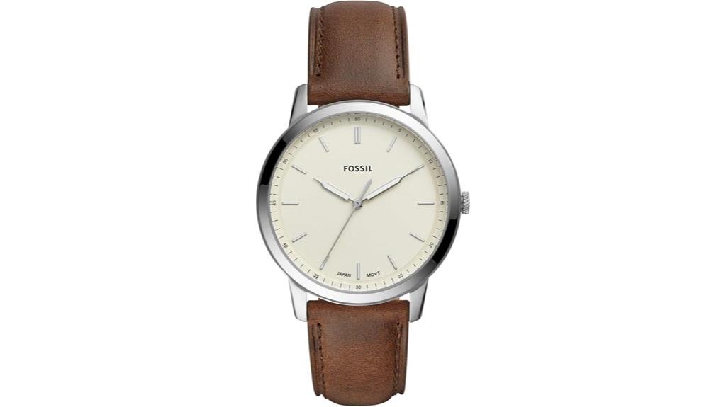 fossil men s minimalist watch