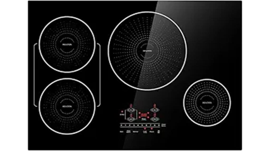 four burner induction cooktop