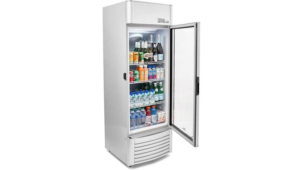 glass door display refrigerator