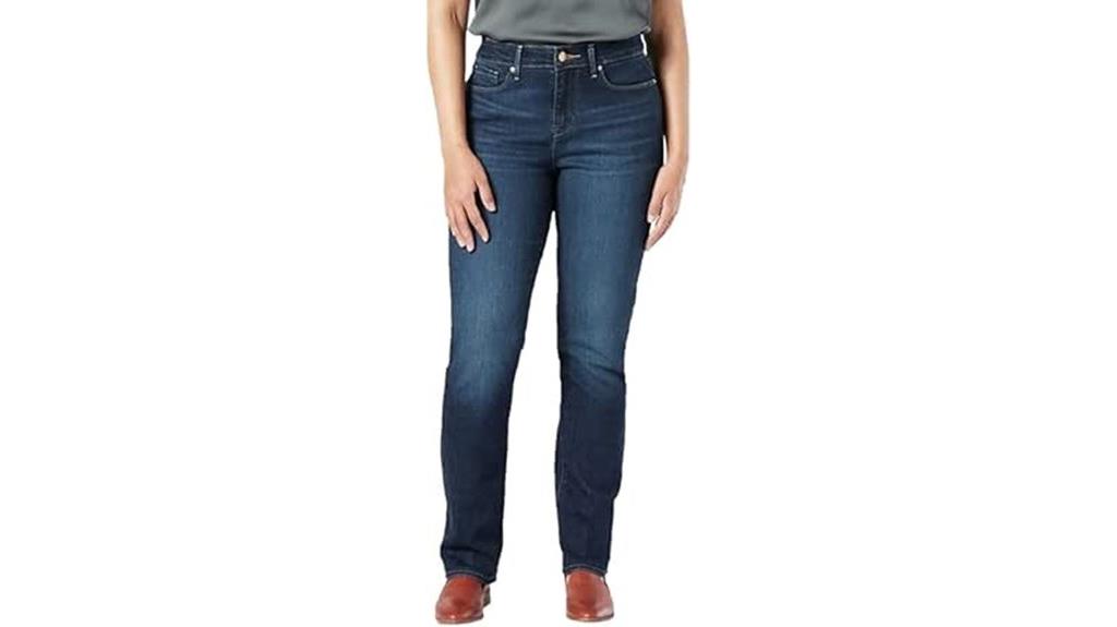 gold women s straight jeans