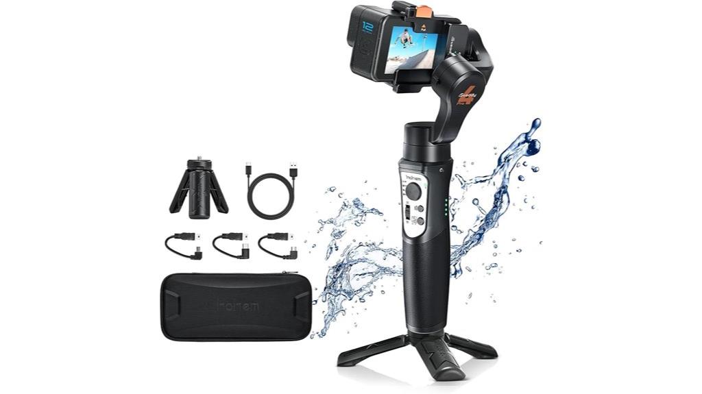 gopro compatible 3 axis gimbal