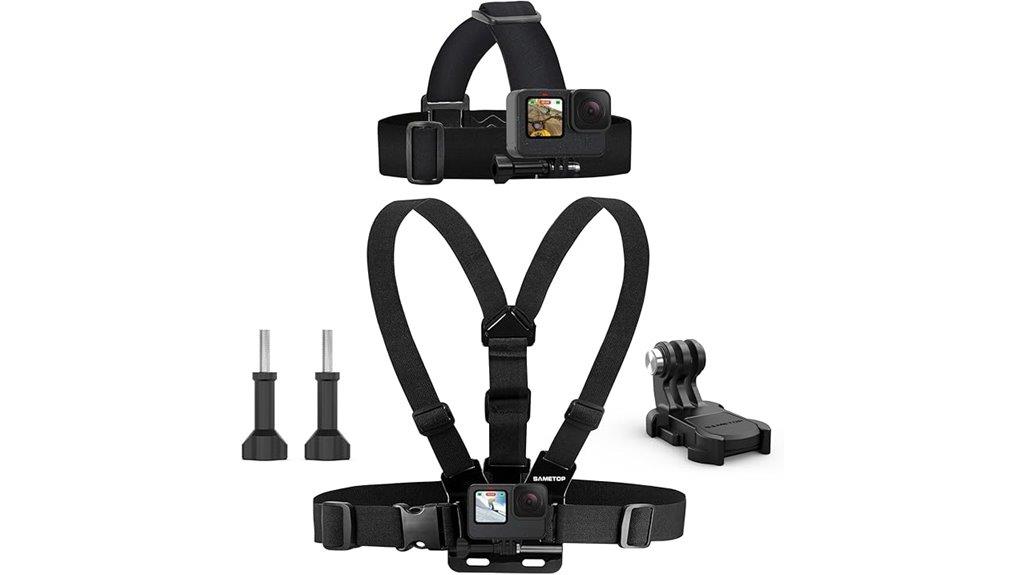 gopro head chest harness