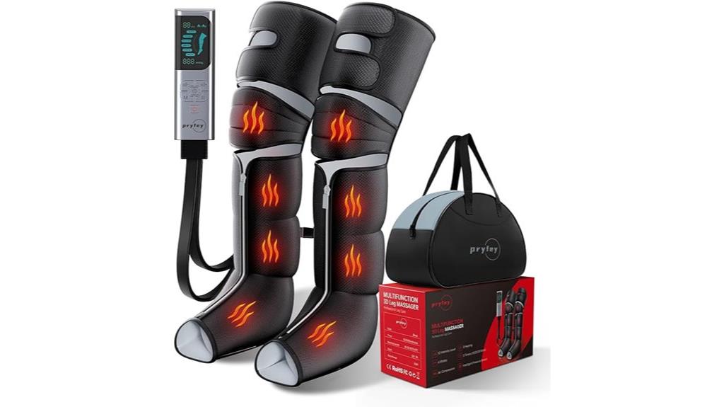 heated compression leg massager
