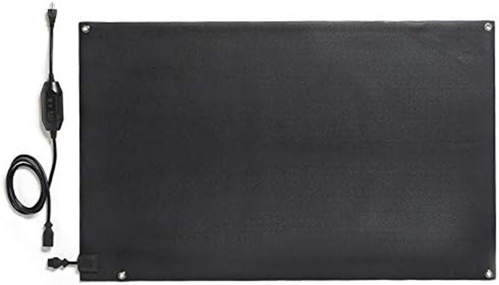 heated entrance snow melting