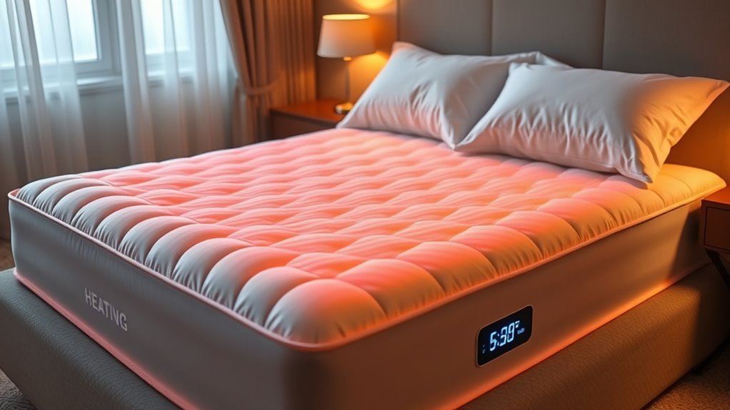 heated mattress pads with safety