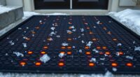 heated outdoor entry mats