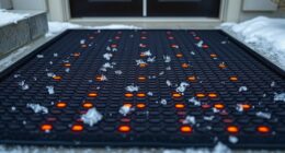 heated outdoor entry mats