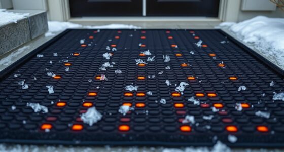 heated outdoor entry mats