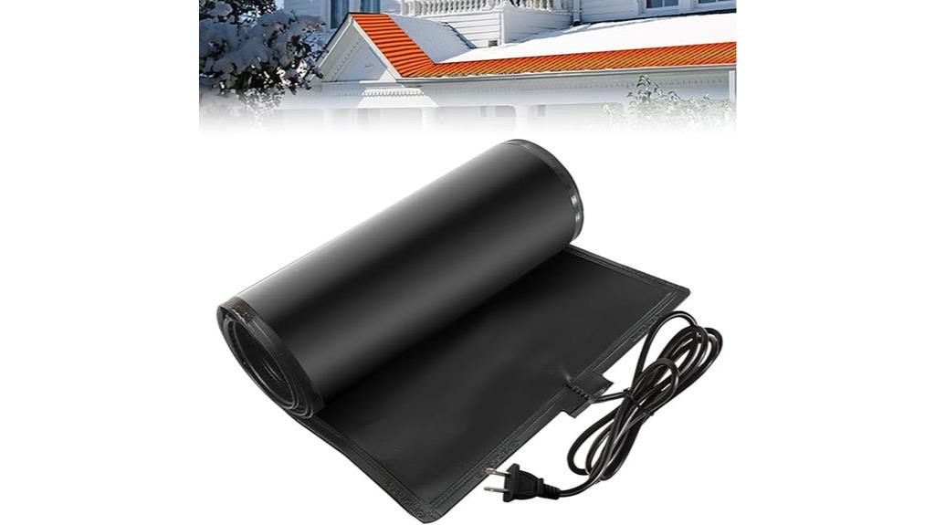 heated snow melting mats