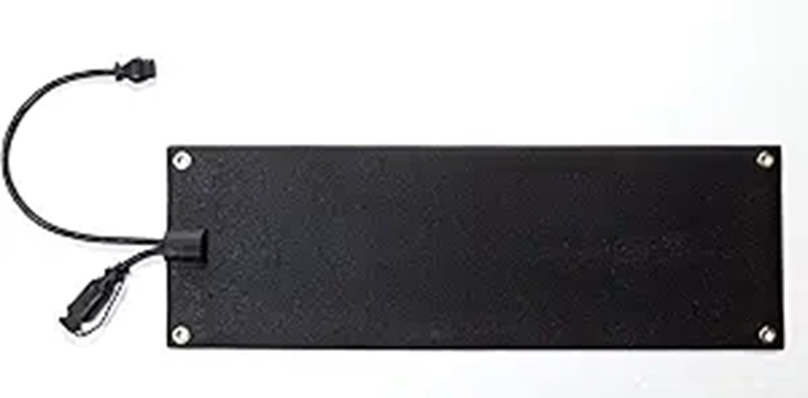 heated snow melting mats